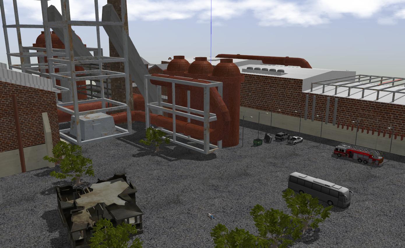 Screenshot aus Gazebo